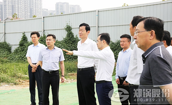 郑州市领导一行视察指导尊龙凯时人生就是搏产业园项目